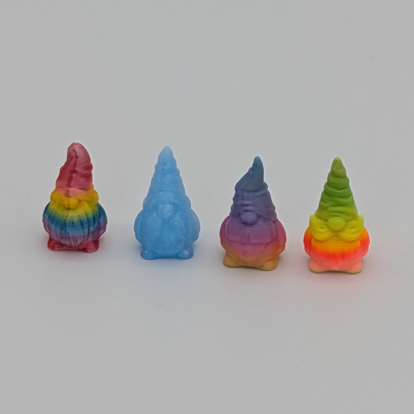 Tiny Gnomes - Micro Gnome Figurines - Four Fun Designs for a Whimsical Touch! - 100 Randomly Selected