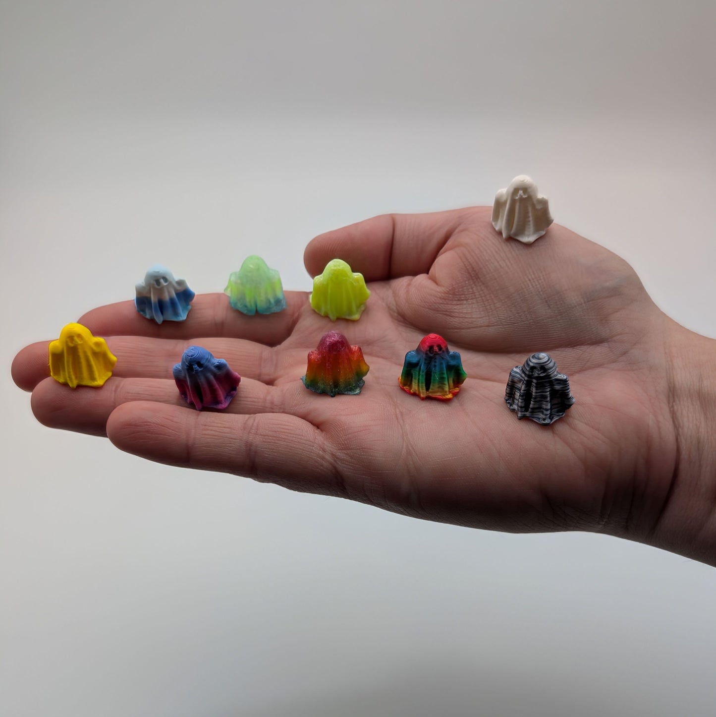 Tiny Ghosts - Micro Ghost Figurines - Boo-tiful Spirits - 100 Randomly Selected